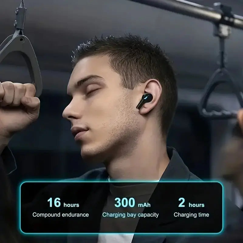 TWS Waterproof Wireless Headphones with Charger Case