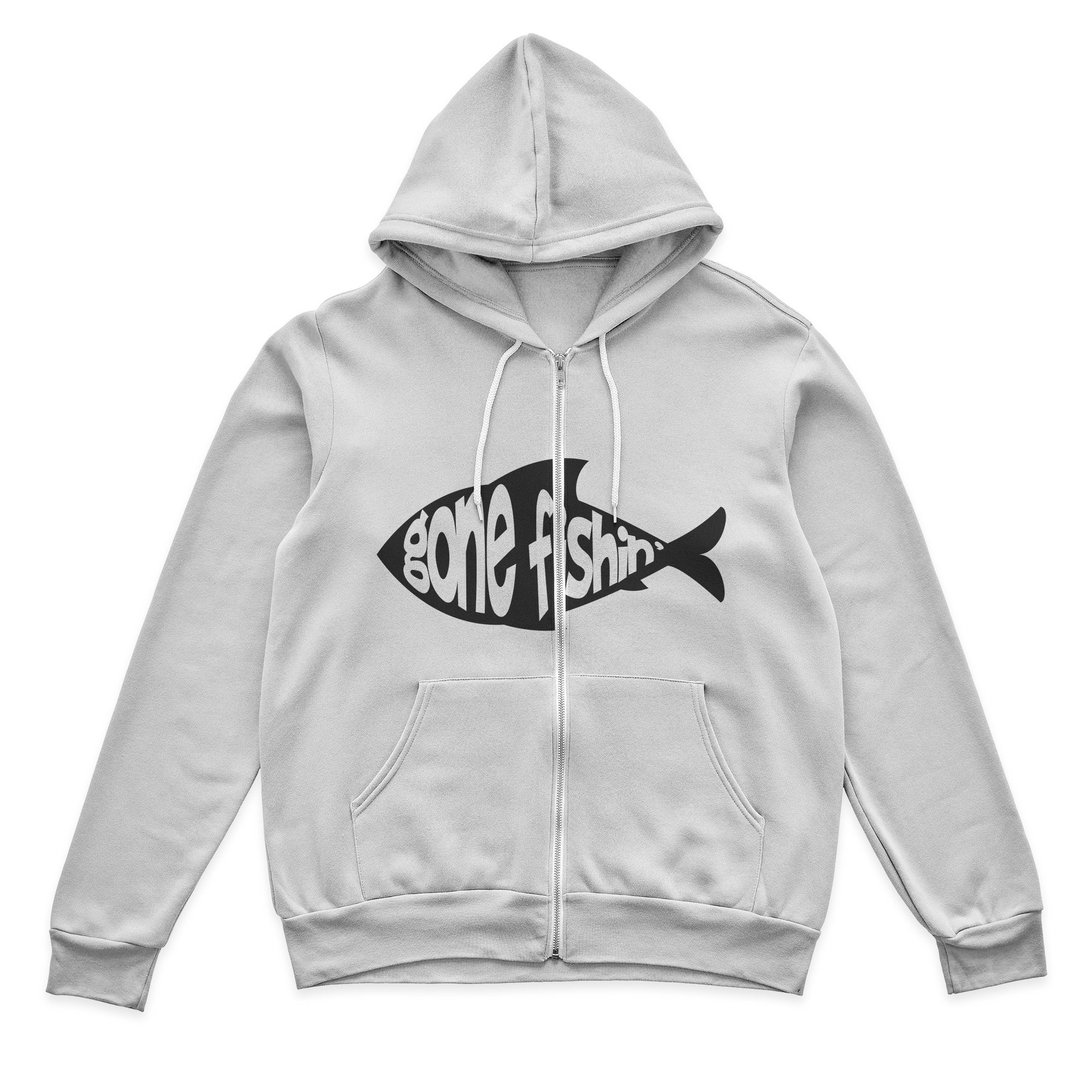 Gone Fishing v3 Zip Hoodie