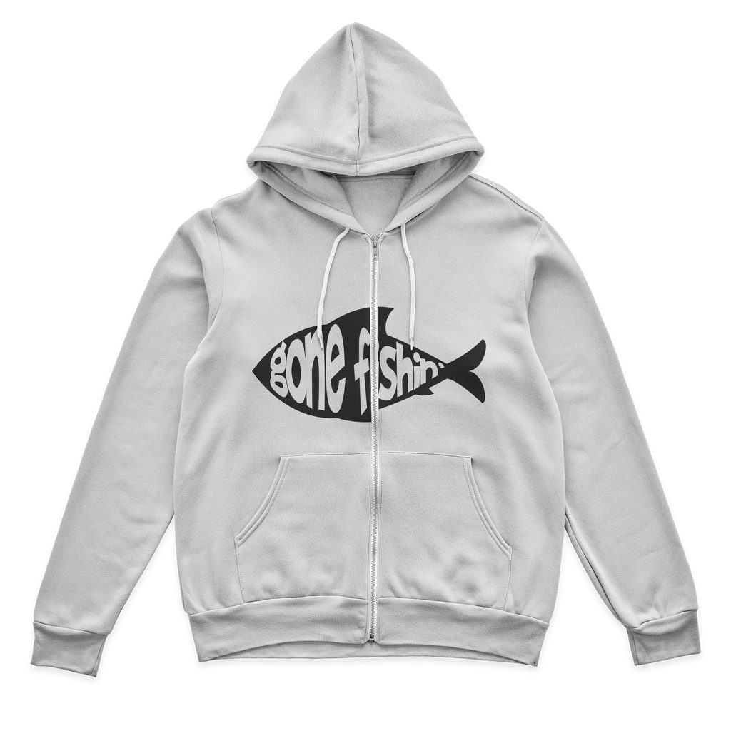 Gone Fishing v3 Zip Hoodie