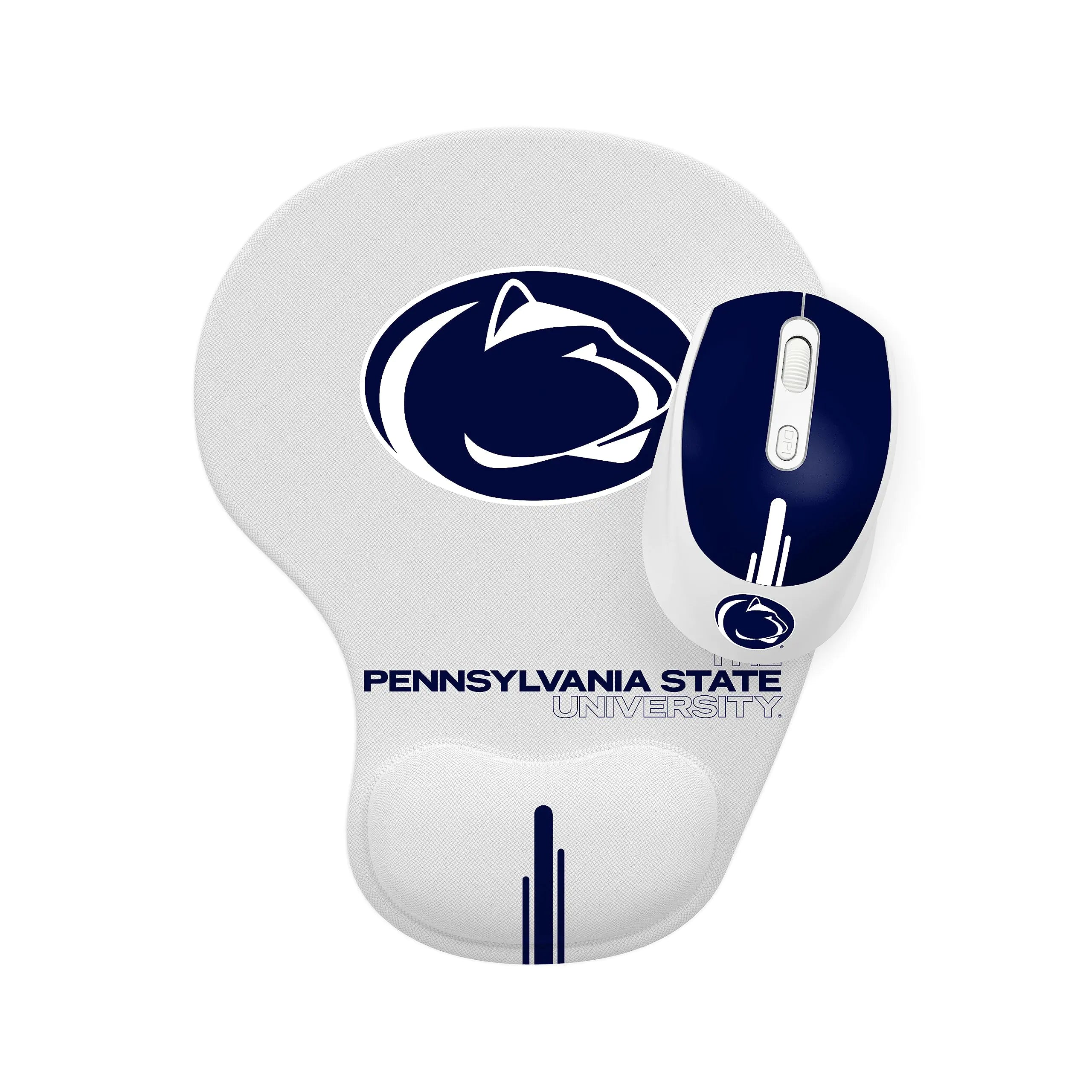SOAR NCAA Wireless Mouse and Mouse Pad Penn State Nittany Lions