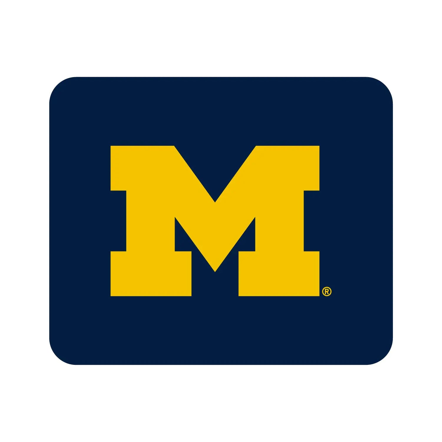OTM Essentials University of Michigan Standard Fabric Mouse Pad Desk Accessories Standard Fabric Gaming Mouse Pad Classic V3
