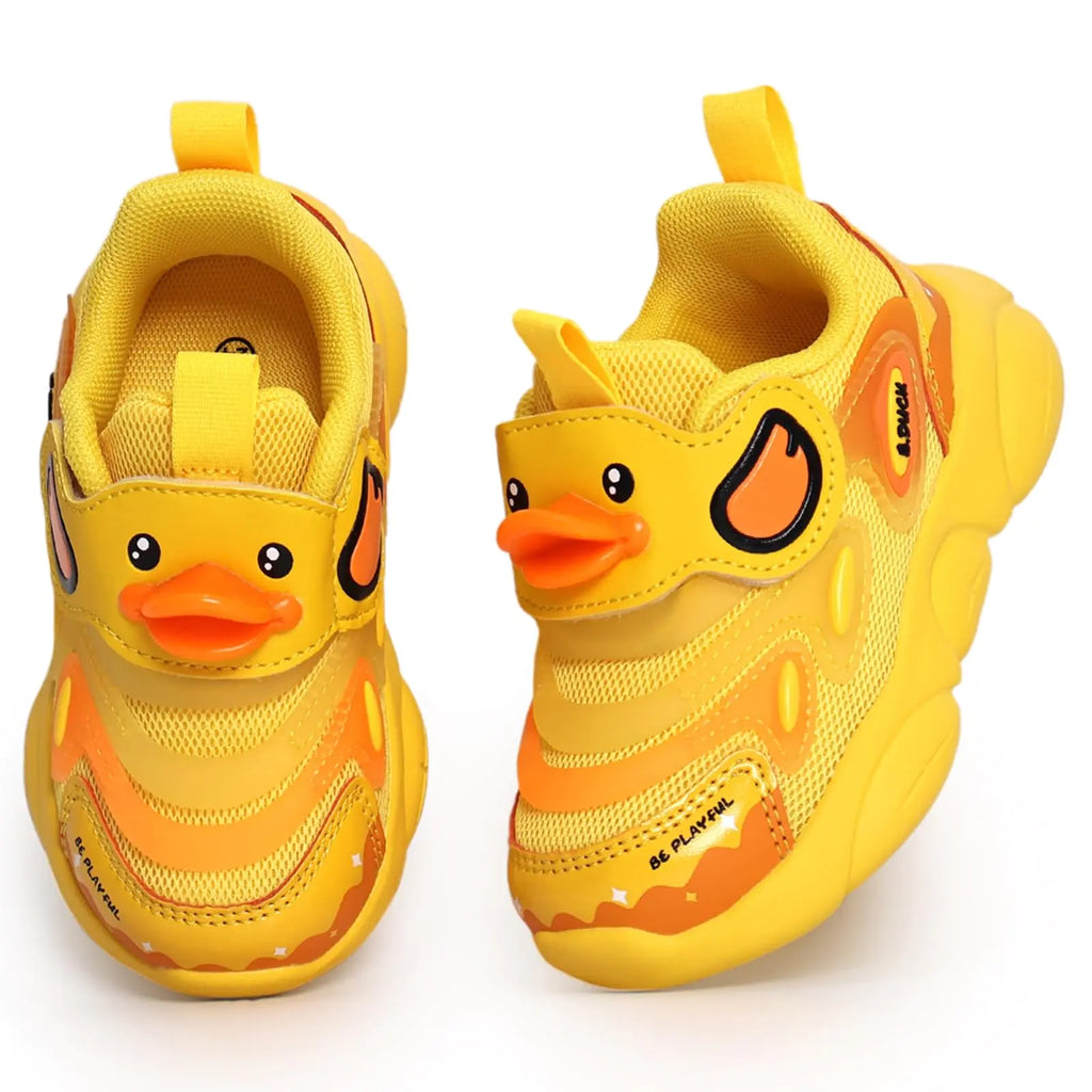 B.Duck Toddler Shoes for Girl and Boy [3D Cartoon Shoes] Kids Shoes Toddler Sneakers Girls Shoes Toddler Tennis Shoes for Toddler/Little Kid Toddler Shoes Toddler 8 Yellow