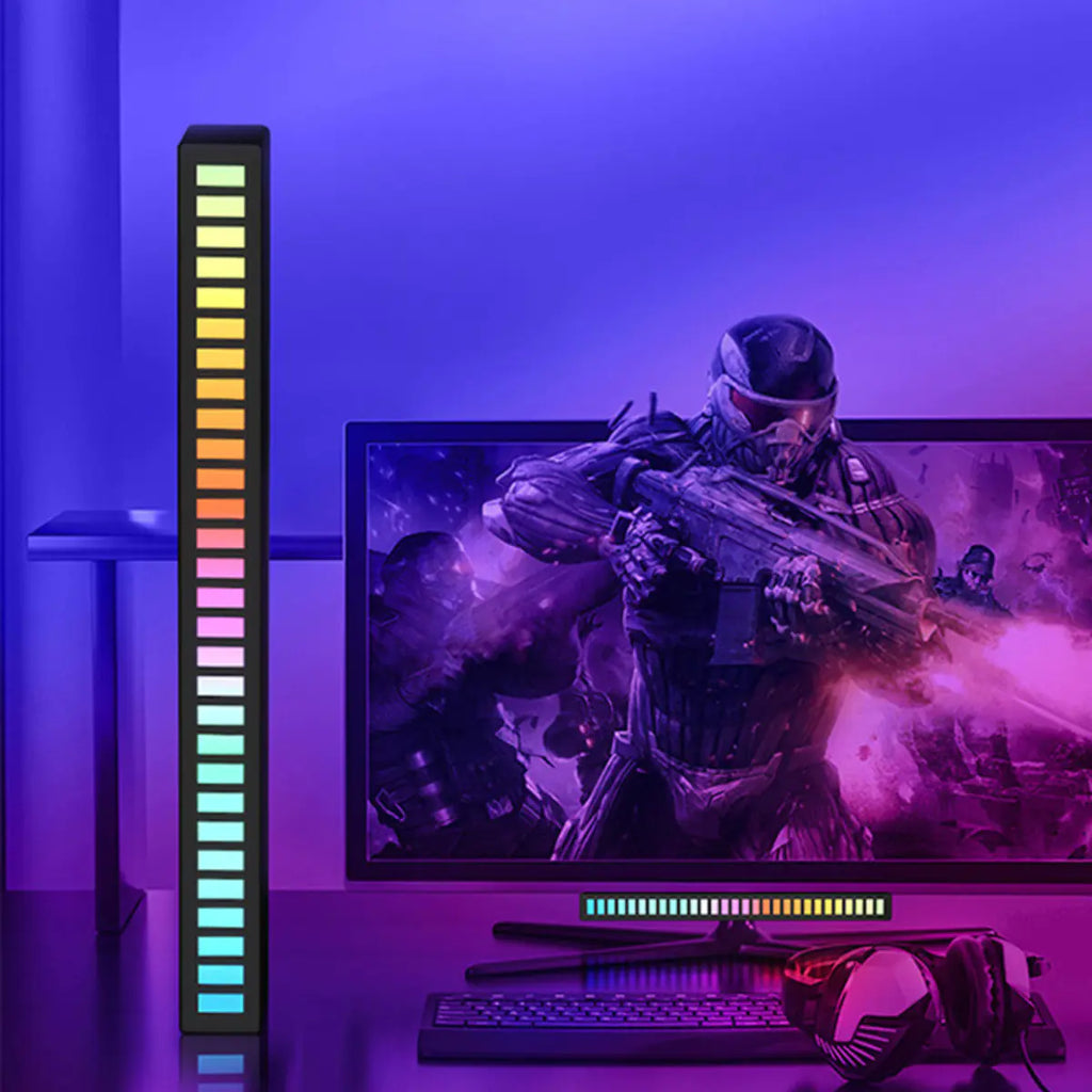 RGB Sound Control Music Pickup Light