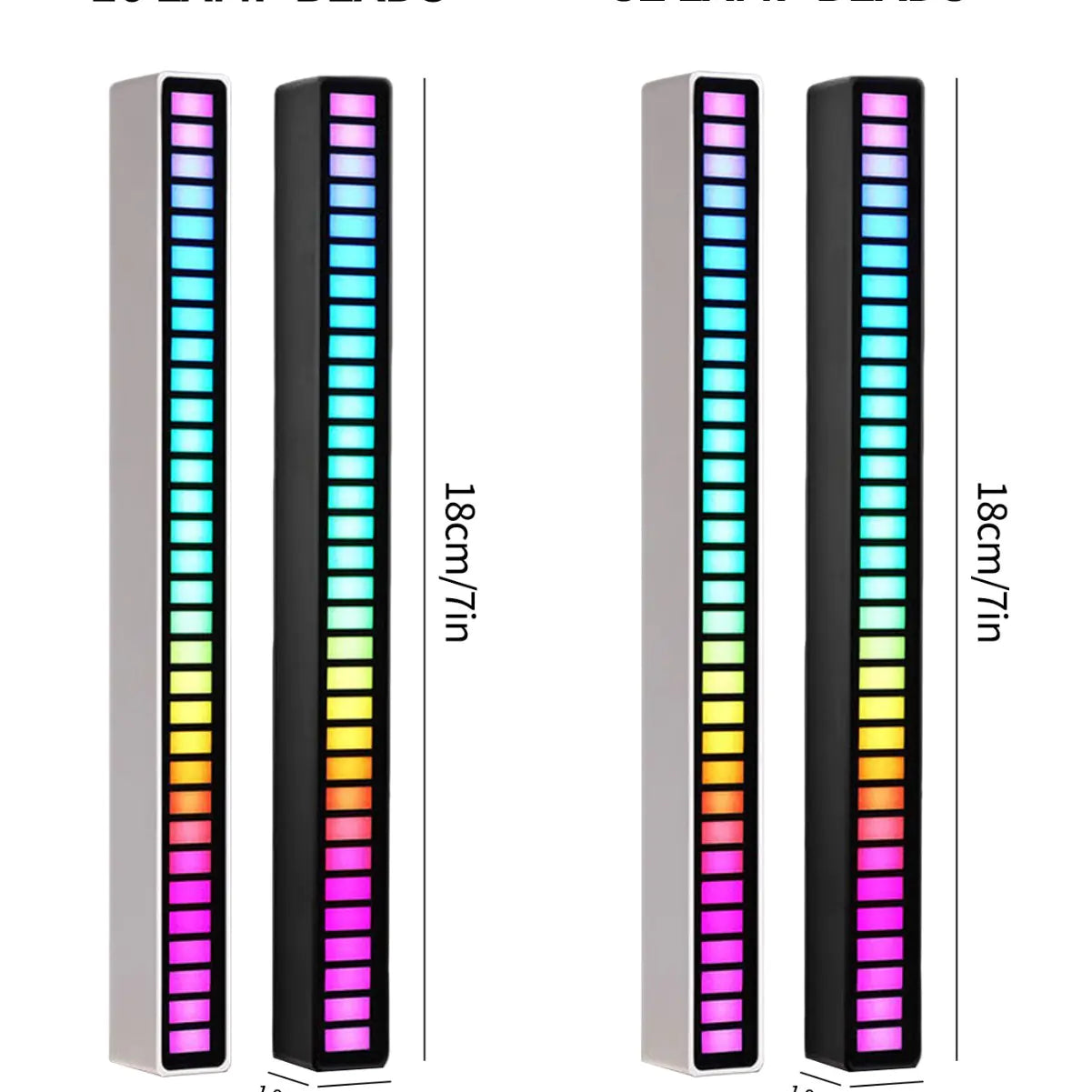RGB Sound Control Music Pickup Light